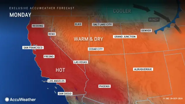 “Unseasonably High Temperatures Set to Hit California, Arizona, and Nevada This Week”